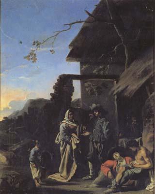 Bourdon, Sebastien The Fortune-Teller (mk17) oil painting picture